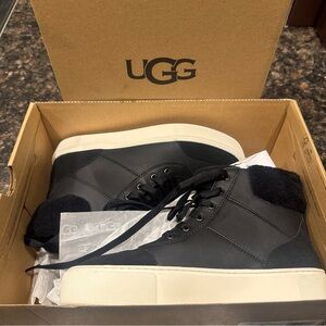 UGG Cakewalk Zilo Leather Platform High Top Sneakers SZ 7 NEW